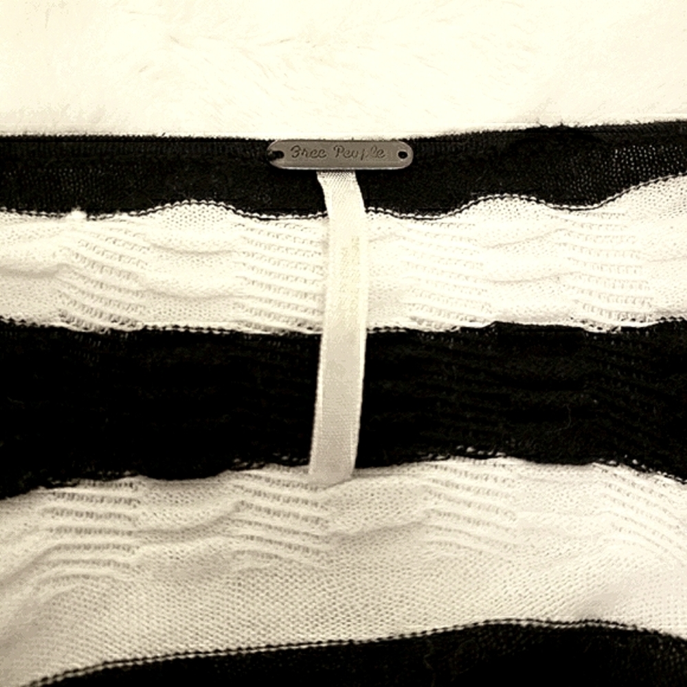 Free People Commotion Striped Crinkle Cardigan, Size Medium View 5